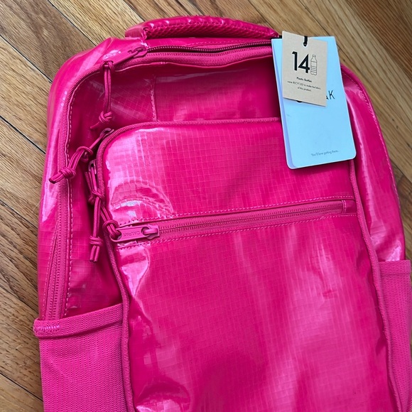 CALPAK, Terra Laptop Backpack in Dragonfruit - Picture 6 of 11